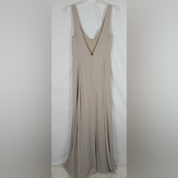 Show Me Your Mumu Jenn Maxi Dress in a neutral beige colored size small - Picture 2 of 4